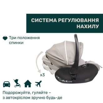 Автокрісло 40–87 см Chicco First-Seat Recline i-Size Como Lake 06/Бежевий - Фото 5