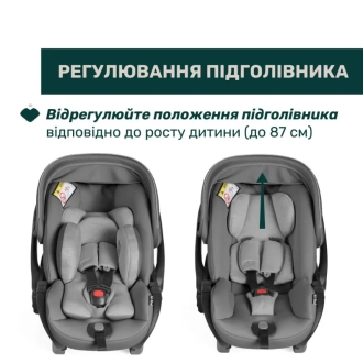 Автокресло 40–87 см Chicco First-Seat Recline i-Size 52 Темно-бежеый - Фото 1