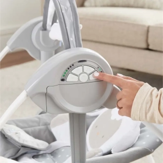 Кресло качалка Ingenuity Comfort 2 Go Cuddle Lamb Серо-бежевый - Фото 2