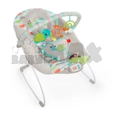 Кресло шезлонг Bright Starts Happy Safari Bouncer Серый