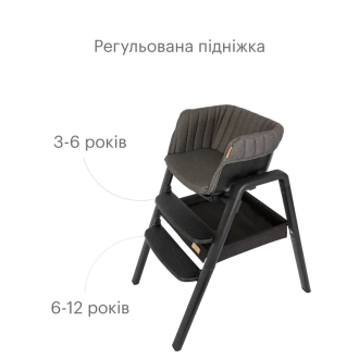 Стульчик для кормления 7 в 1 Tutti Bambini Nova Черный - Фото 3