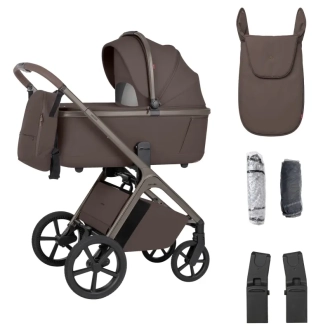 Коляска 2 в 1 Carrello Vector CRL-6553 Coffee Beige /1/ Бежевий - Фото 2