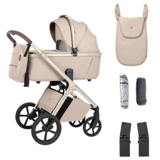 Коляски 2 в 1 Carrello Vector CRL-6553 Seashell Beige /1/ Бежевий - Фото 1