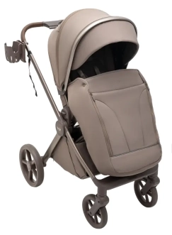 Коляска 2 в 1 Bair Pixel Truffle PT-01 Cappuccino Soft/Бежевий - Фото 1