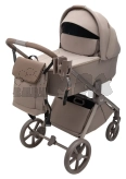 Коляска 2 в 1 Bair Pixel Truffle PT-01 Cappuccino Soft/Бежевий