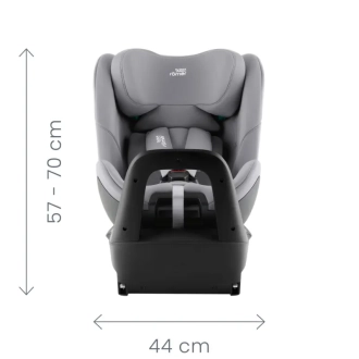 Автокресло 40–125 см Britax Römer Swivel Frost Grey/Серый - Фото 3