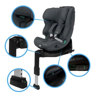 Автокресло 40–150 см MAXI-COSI Emerald 360 Plus Authentic Graphite/Графитовый - Фото 2