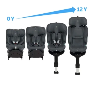 Автокресло 40–150 см MAXI-COSI Emerald 360 Plus Authentic Graphite/Графитовый - Фото 4