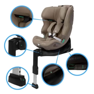 Автокресло 40–150 см MAXI-COSI Emerald 360 Plus Authentic Truffle/Бежевый - Фото 5