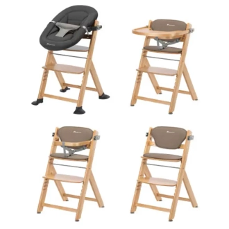 Стульчик для кормления с вкладышем BEBE CONFORT Timba Natural Wood/Beige Ecom/Бежевый - Фото 3