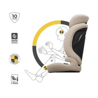 Автокрісло 76–150 см Kinderkraft Comfort Up 2 Plus i-Size Beige/Бежевий - Фото 1