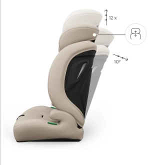 Автокрісло 76–150 см Kinderkraft Comfort Up 2 Plus i-Size Beige/Бежевий - Фото 4