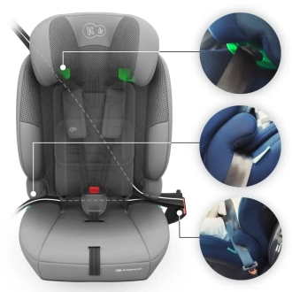 Автокрісло 76–150 см Kinderkraft Comfort Up 2 Plus i-Size Grey/Сірий - Фото 4