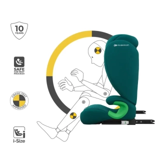 Автокрісло 100–150 см Kinderkraft Junior Fix 2 Plus i-Size Green/Зелений - Фото 5