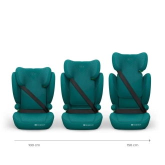 Автокрісло 100–150 см Kinderkraft Junior Fix 2 Plus i-Size Green/Зелений - Фото 7