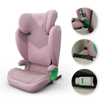 Автокрісло 100–150 см Kinderkraft Junior Fix 2 Plus i-Size Pink/Рожевий - Фото 2
