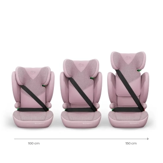 Автокрісло 100–150 см Kinderkraft Junior Fix 2 Plus i-Size Pink/Рожевий - Фото 3