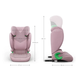 Автокрісло 100–150 см Kinderkraft Junior Fix 2 Plus i-Size Pink/Рожевий - Фото 6