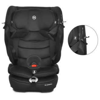 Автокрісло 76–150 см El Camino i-PRO ME 1234 Black/Чорний - Фото 2