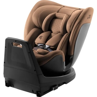 Автокресло 40–125 см Britax Römer SWIVEL-GROW Max Air Warm Caramel/Бежевый - Фото 4