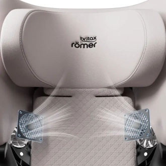 Автокресло 40–125 см Britax Römer SWIVEL-GROW Max Air Warm Caramel/Бежевый - Фото 8