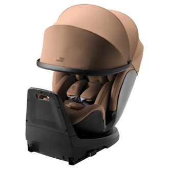 Автокресло 40–125 см Britax Römer SWIVEL-GROW Max Air Warm Caramel/Бежевый - Фото 9