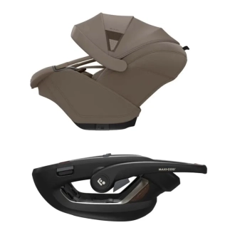 Автокресло 40–87 см MAXI-COSI Coral Slide Pro Oak Truffle/Темно-бежевый - Фото 2
