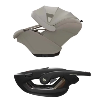 Автокресло 40–87 см MAXI-COSI Coral Slide Pro Sapphire Sand/Бежевый - Фото 1