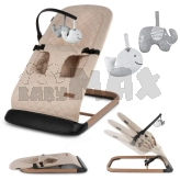 Шезлонг Kidwell Laro Beige/Wooden Бежевый