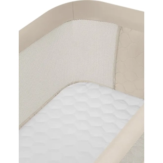 Кроватка приставная 3 в 1 Lionelo Jodie Beige Cream/Бежевый - Фото 9