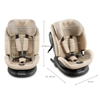 Автокресло 40–150 см Kinderkraft Xpedition 3 i-Size Beige/Бежевый - Фото 2