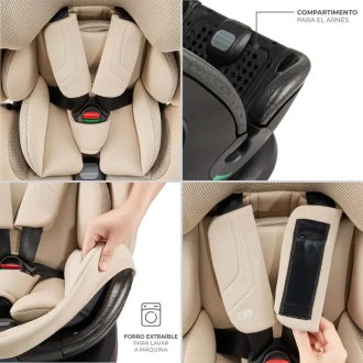 Автокресло 40–150 см Kinderkraft Xpedition 3 i-Size Grey/Серый - Фото 2