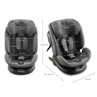 Автокресло 40–150 см Kinderkraft Xpedition 3 i-Size Grey/Серый - Фото 7