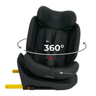 Автокресло 40–150 см Kinderkraft i-Grow 2 Plus i-Size Black/Черный - Фото 3