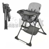 Стільчик для годування Kinderkraft Foldee Spotty Grey/Сірий