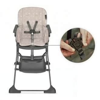 Стільчик для годування Kinderkraft Foldee Birdy Beige/Бежевий - Фото 3