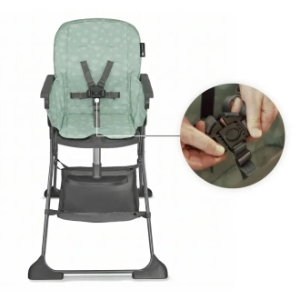 Стільчик для годування Kinderkraft Foldee Bushy Green/Зелений - Фото 4