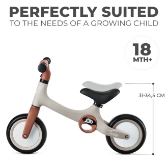 Беговел Kinderkraft Tove Desert Beige/Бежевый - Фото 1