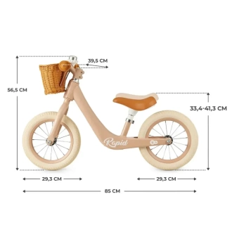 Беговел Kinderkraft Rapid 2 Pink/Розовый - Фото 5