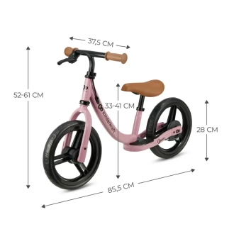 Біговел Kinderkraft Space Dark Pink/Рожевий - Фото 1