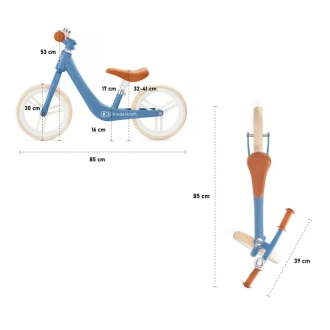 Беговел Kinderkraft Fly Plus Blue/Голубой - Фото 4
