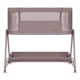 Кроватка приставная Lionelo Luna Beige Taupe/Темно-бежевый - Фото 4