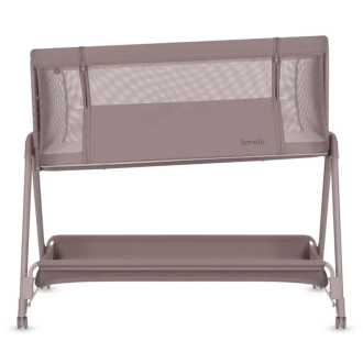Кроватка приставная Lionelo Luna Beige Taupe/Темно-бежевый - Фото 5