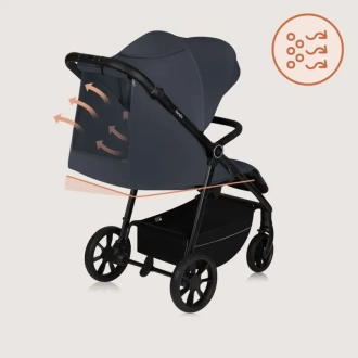 Коляска прогулочная Lionelo Iva Grey Graphite/Графитовый - Фото 1