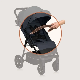 Коляска прогулочная Lionelo Iva Grey Graphite/Графитовый - Фото 3