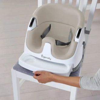Сидіння бустер 2 в 1 Ingenuity  Baby Base Cashmere/Бежевий - Фото 4