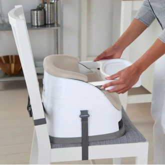Сидіння бустер 2 в 1 Ingenuity  Baby Base Cashmere/Бежевий - Фото 5
