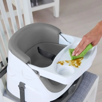 Сиденье бустер 2 в 1 Ingenuity  Baby Base Slate/Серый - Фото 1