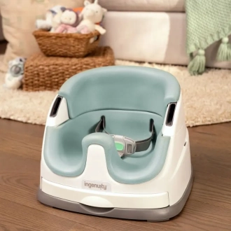 Сиденье бустер 2 в 1 Ingenuity  Baby Base Mist/Зеленый - Фото 4