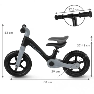 Беговел Kidwell Flex Black/Черный - Фото 1